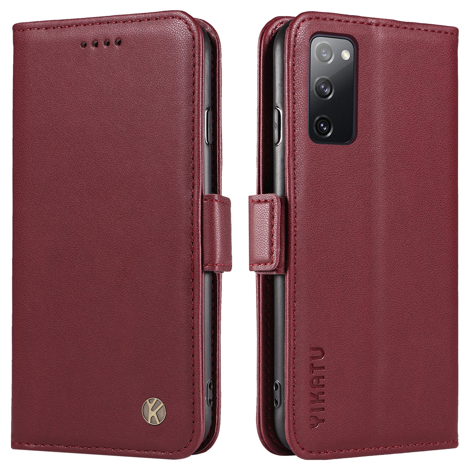 YIKATU YK-003 Wallet Case for Samsung Galaxy S20 FE / S20 FE 5G / S20 FE 2022 / S20 Lite PU Leather Stand Magnetic Phone Cover YIKATU YK-003 Wallet Case for Samsung Galaxy S20 FE / S20 FE 5G / S20 FE 2022 / S20 Lite PU Leather Stand Magnetic Phone Cover